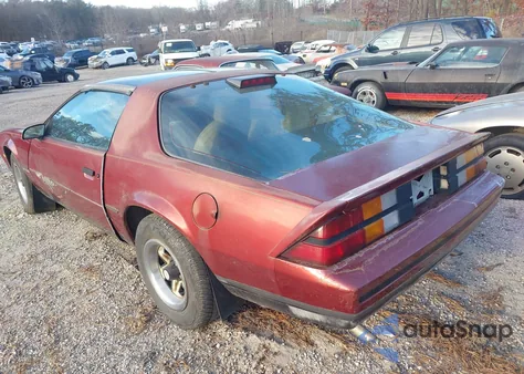 1986 Chevrolet Camaro from USA, damaged, VIN 1G1FP87H1GN155212